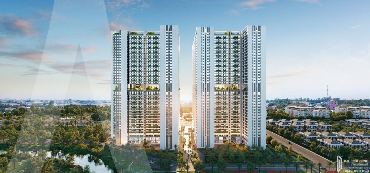 Phối cảnh tổng thể dự án căn hộ Astral City Thuận An Đường Quốc lộ 13 chủ đầu tư Phát Đạt Group