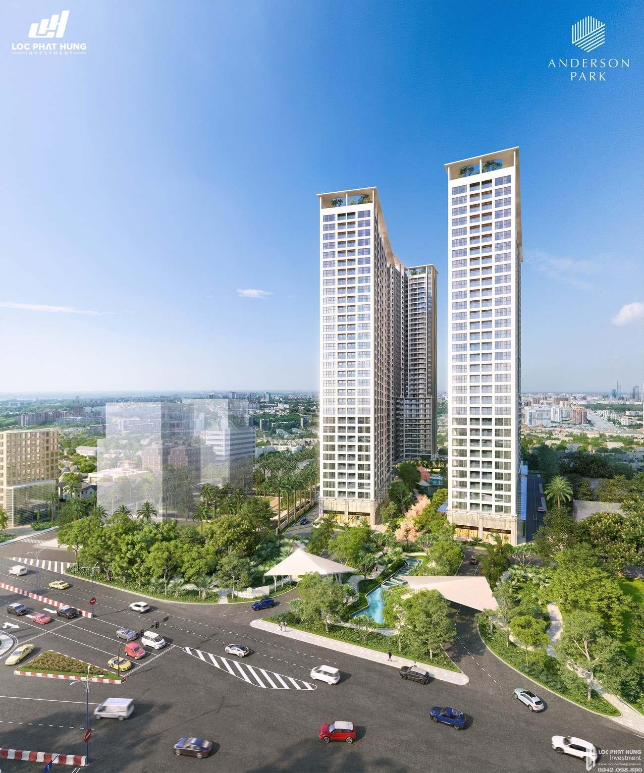 Phối cảnh tổng thể dự án căn hộ chung cư Lavita Thuận An Bình Dương
