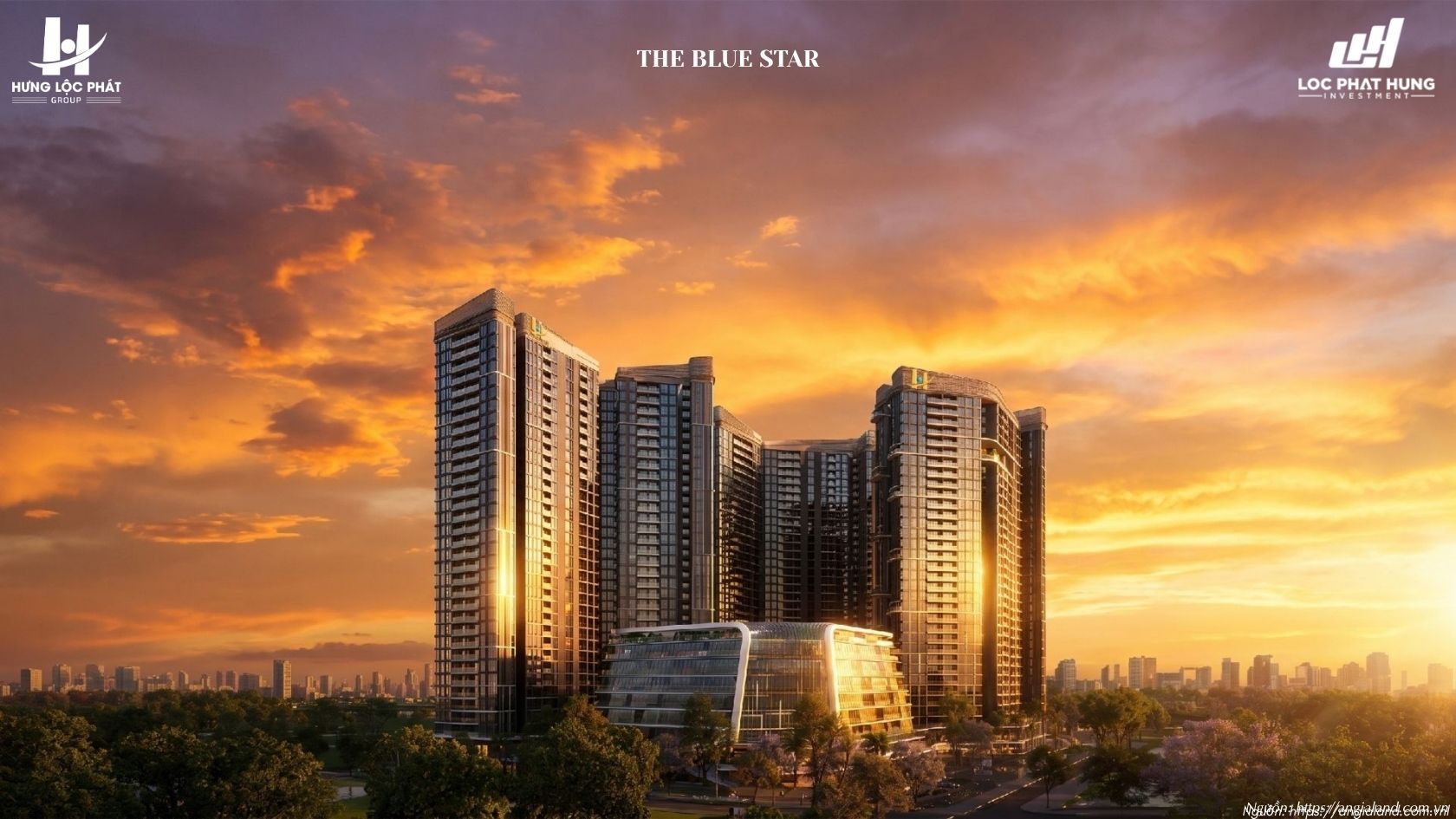 Phối cảnh dự án The Blue Star - chủ đầu tư Hưng Lộc Phát