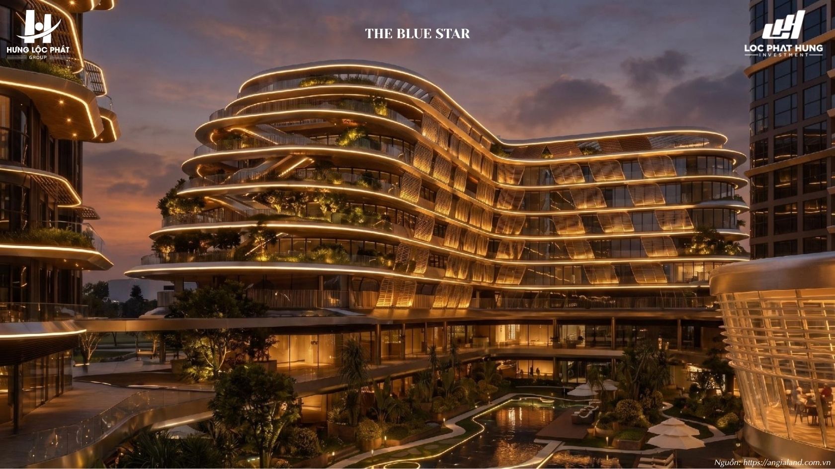 Phối cảnh dự án The Blue Star - chủ đầu tư Hưng Lộc Phát