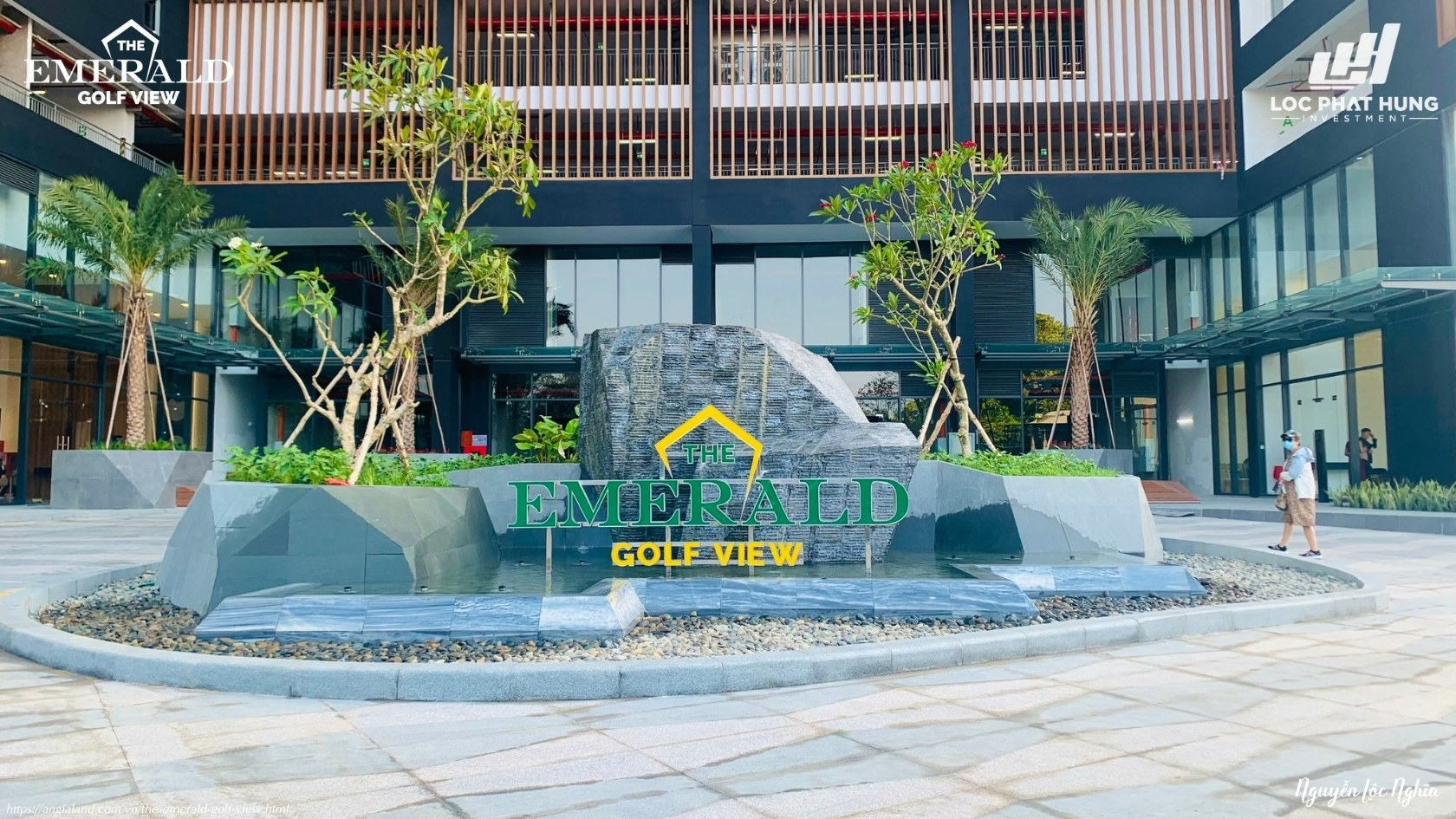 Sảnh đón khách sang trọng The Emerald Golf View