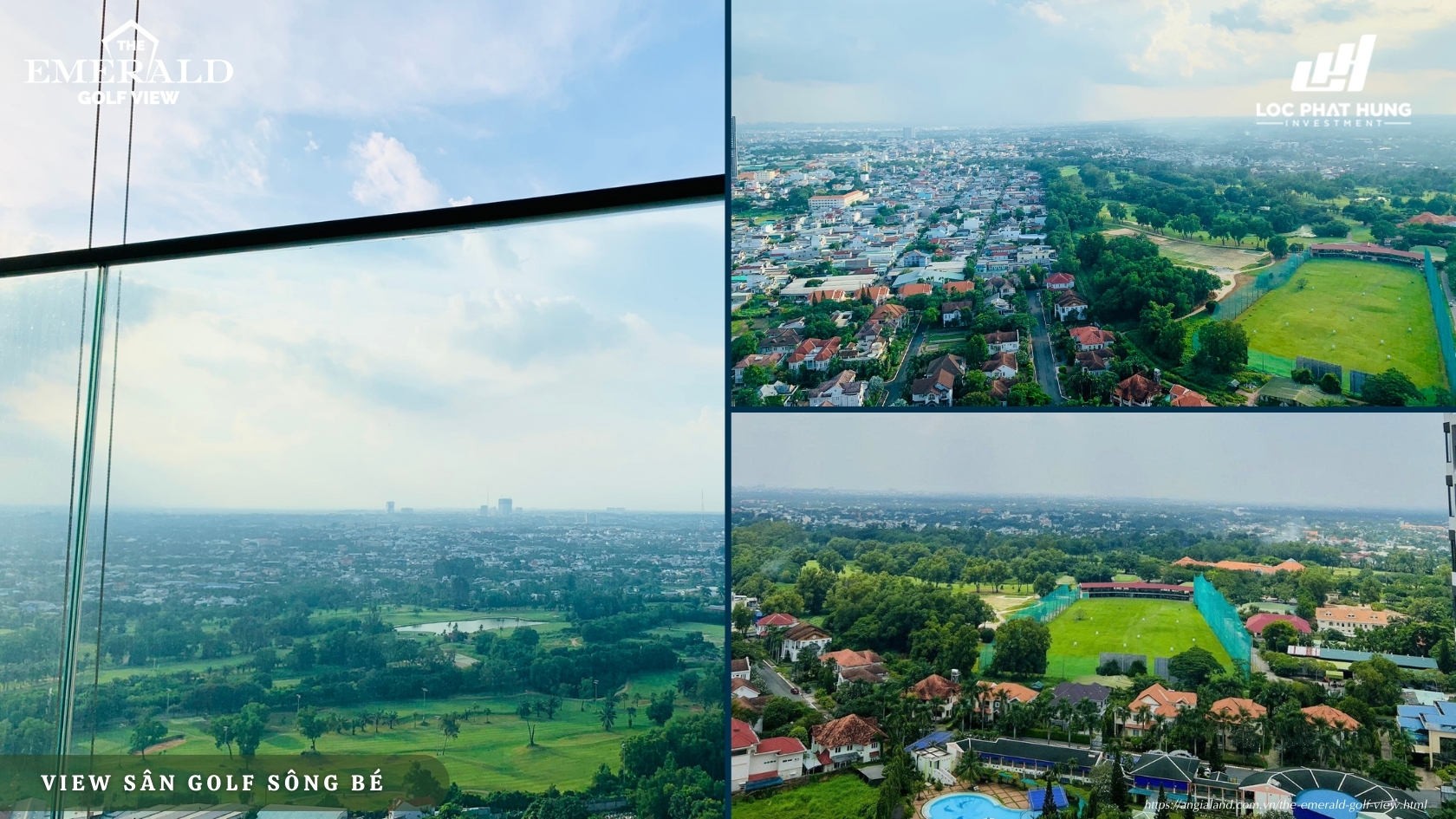 Mặt tiền đại lộ Bình Dương, view sân golf Sông Bé The Emerald Golf View