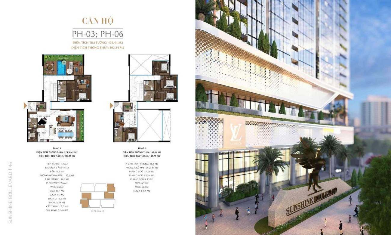 Thiết kế dự án căn hộ chung cư Sunshine Boulevard Quận Thanh Xuân Đường Khuất Duy Tiến chủ đầu tư Sunshine Group