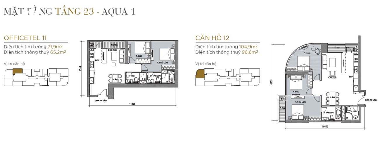 Thiết kế căn hộ The Aqua 1 Vinhomes Golden River Quận 1 Đường Nguyễn Hữu Cảnh chủ đầu tư Vingroup