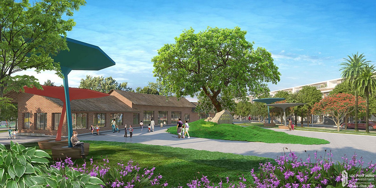 Thư viện Doreamon dự án đất nền Saigon Riverpark Cần Giuộc Đường Quốc lộ 50 chủ đầu tư Tân Phú Thịnh