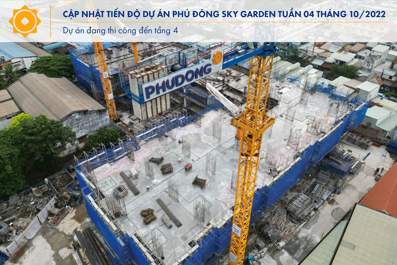 Tiến độ dự án Phú Đông Sky Garden Tháng 11/2022
