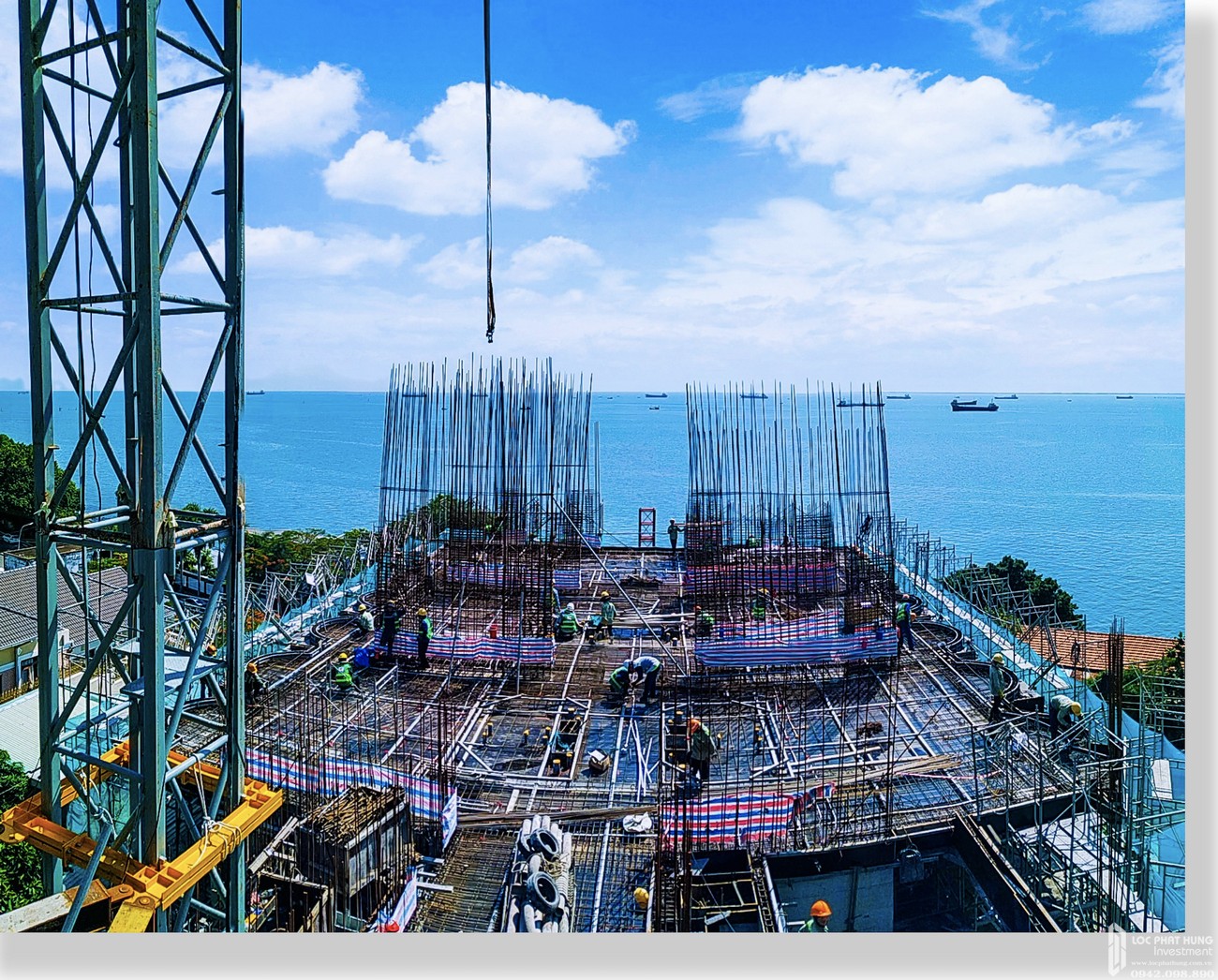 Tiến độ xây dựng dự án Condotel Oyster Gành Hào Vũng Tàu tháng 06/2020