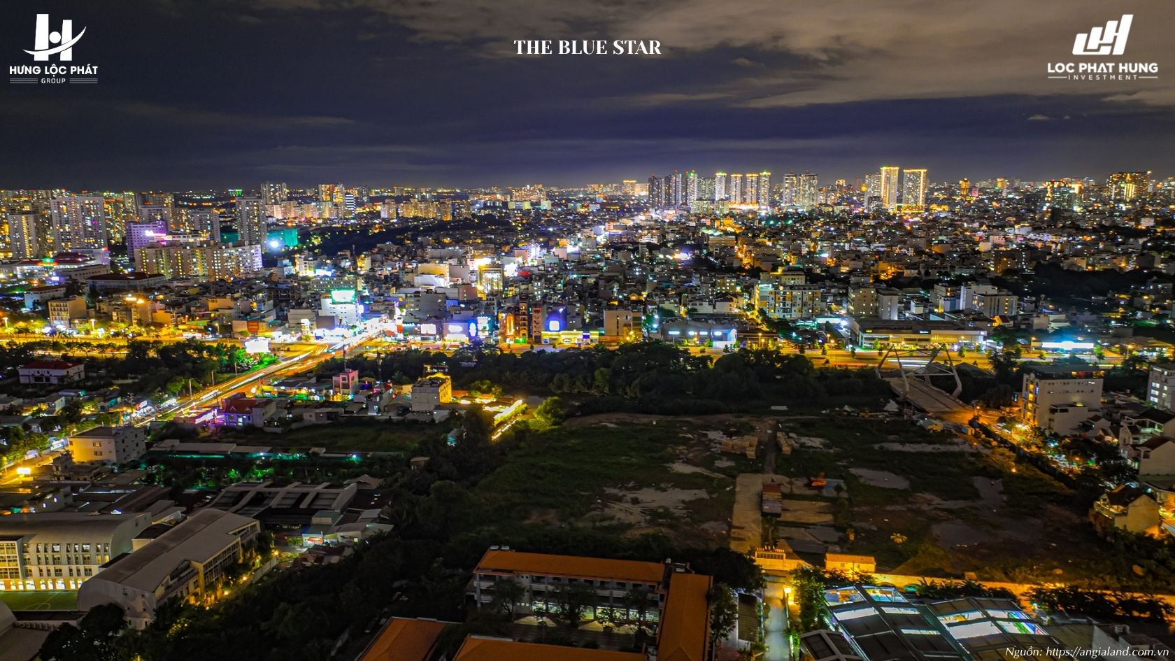 Vị trí khu đất The Blue Star - chủ đầu tư Hưng Lộc Phát