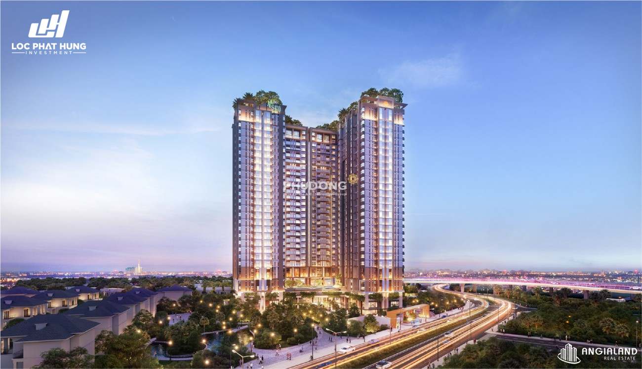 Phối cảnh tổng thể dự án Phú Đông Sky Garden Dĩ An;