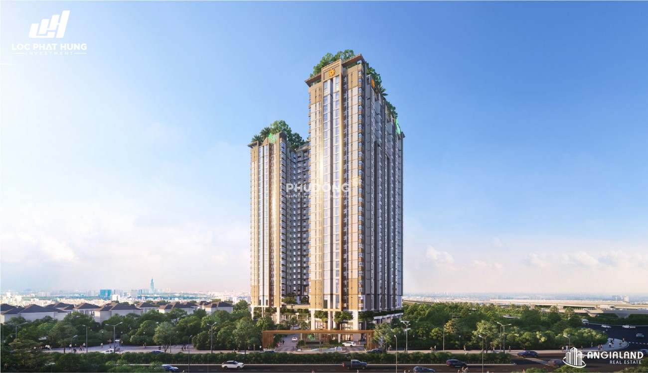 Phối cảnh tổng thể dự án Phú Đông Sky Garden Dĩ An;