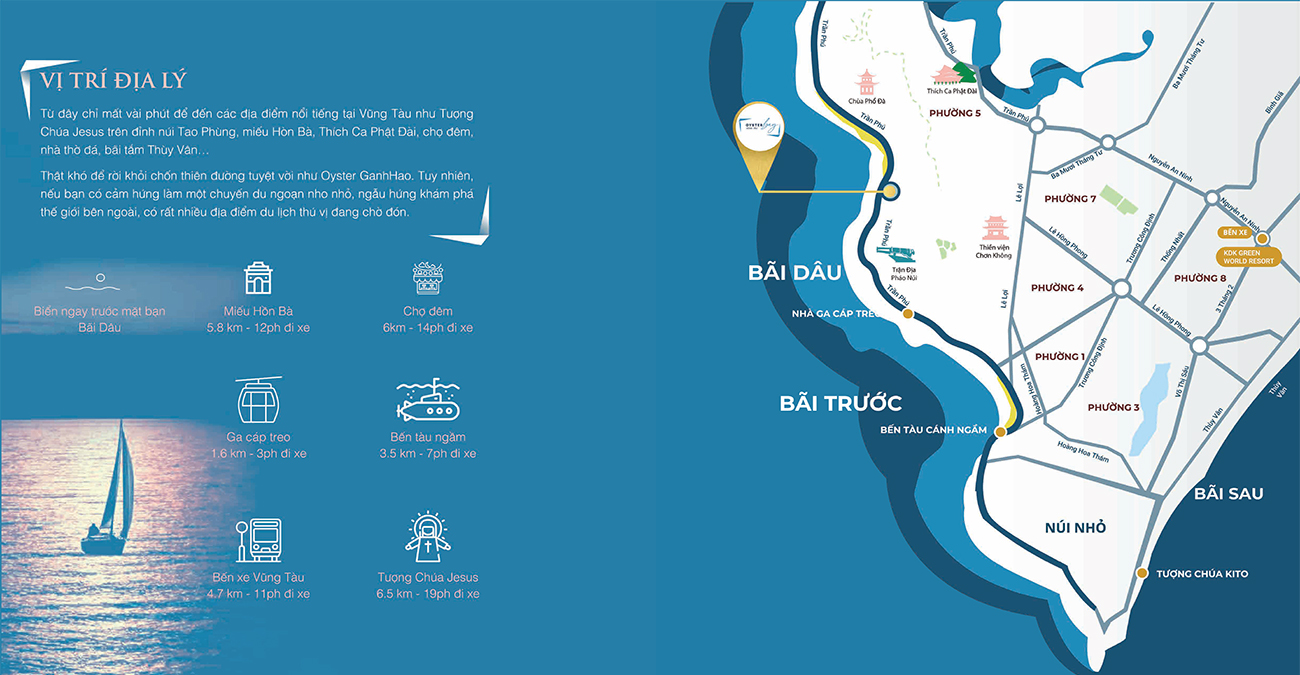 Bản đồ vị trí địa chỉ dự án Oyster Bay Vũng Tàu