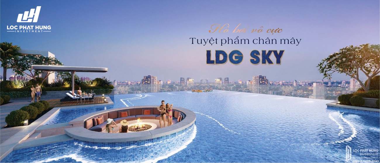 Hồ bơi dự án LDG Sky Bình Dương chủ đầu tư LDG Group