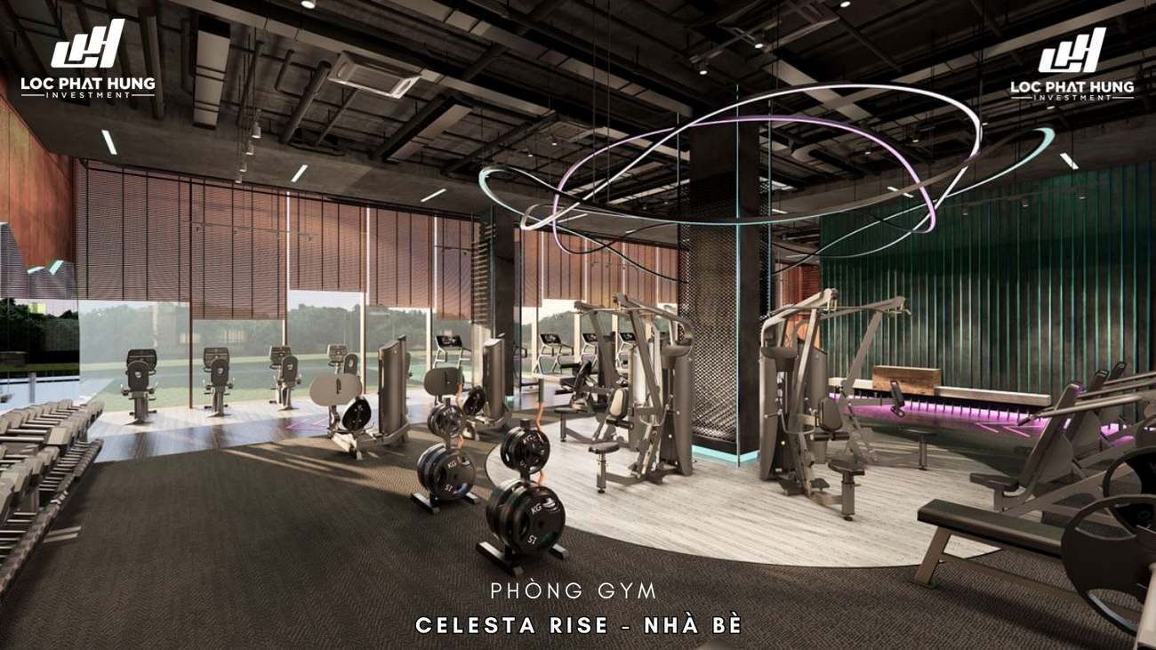 Phòng Gym Celesta Rise Kepple Land Nhà Bè