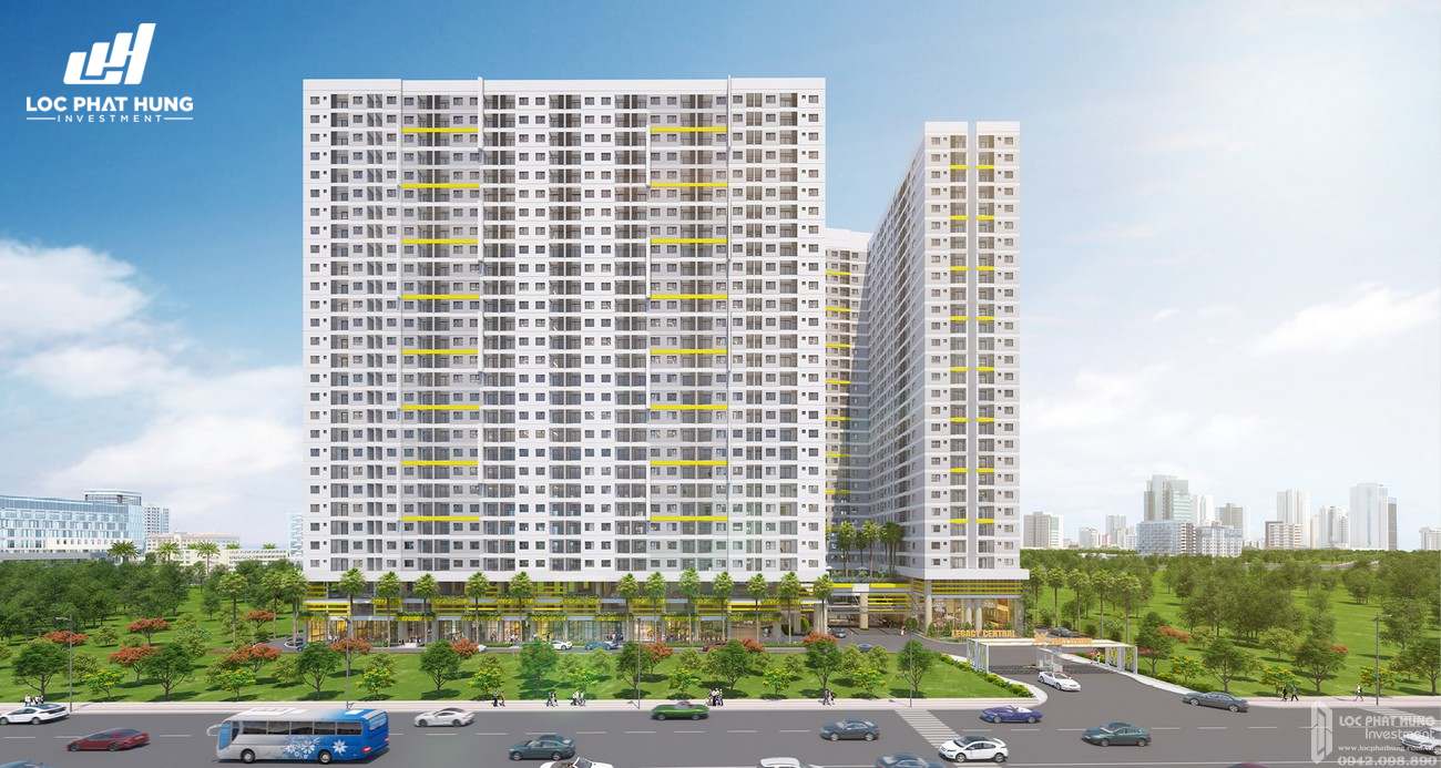 Phối cảnh tổng thể dự án căn hộ chung cư Legacy Central Thuận An Bình Dương chủ đầu tư Kim Oanh Group