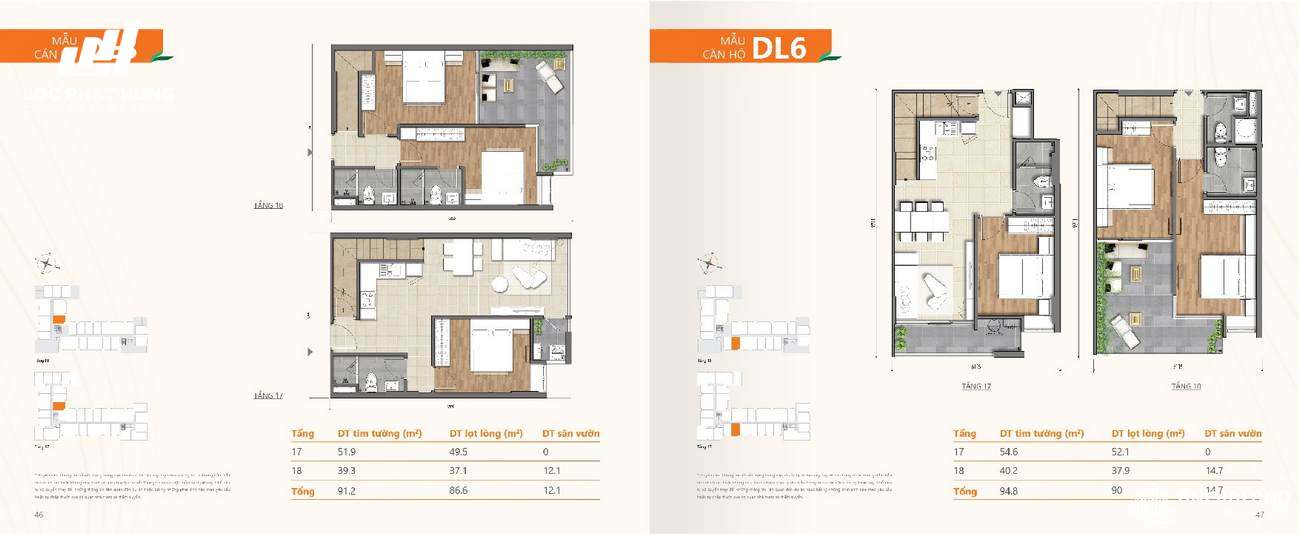 Thiết kế chi tiết căn hộ chung cư Ricca Quận 9 - Loại Duplex