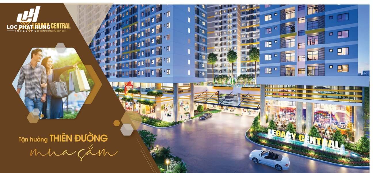 Tiện ích dự án căn hộ chung cư Legacy Central Thuận An Bình Dương chủ đầu tư Kim Oanh Group