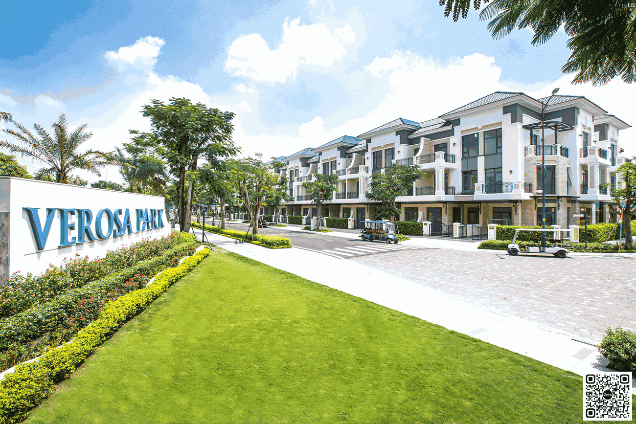 Khuôn viên tiện ích dự án căn hộ Verosa Park Khang Điền quận 9