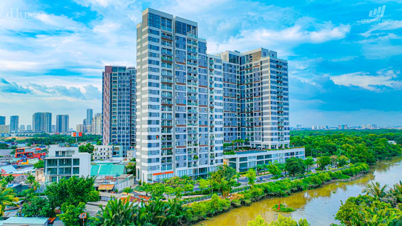 Hình chụp thực tế Dlusso Quận 2 khu dân cư ven sông