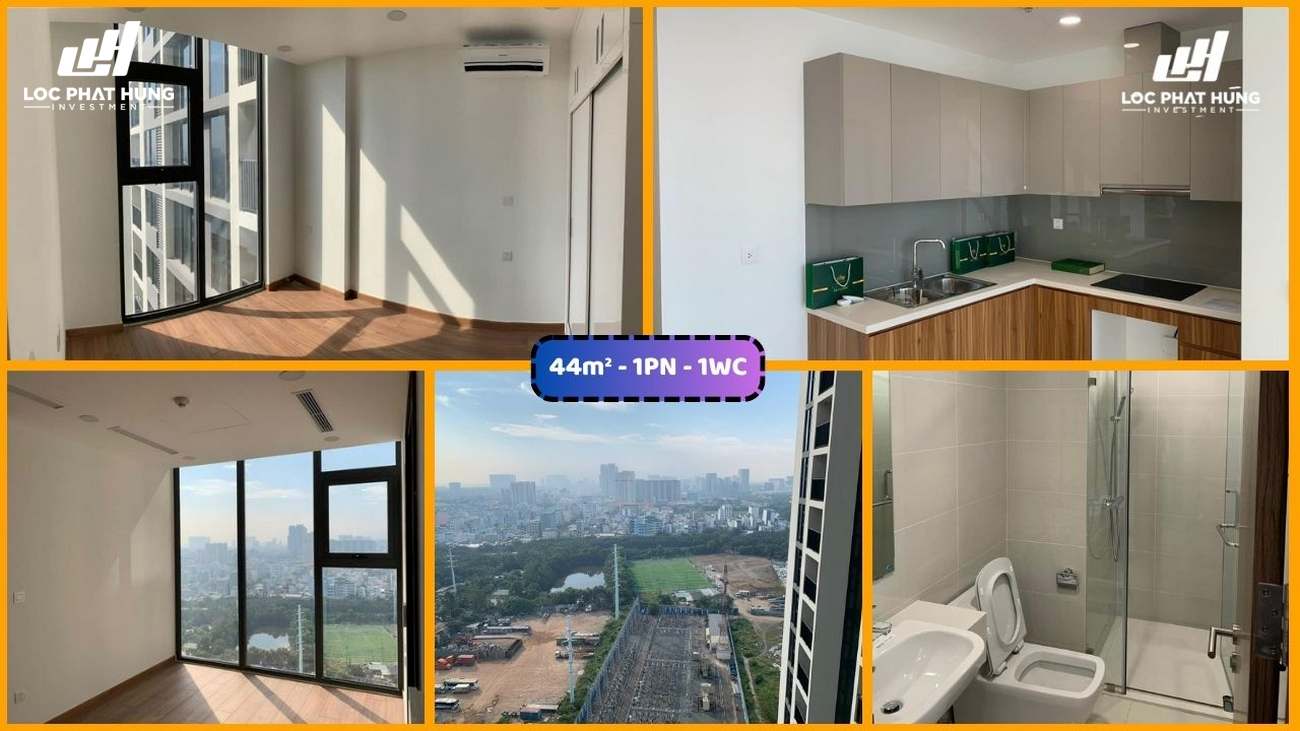 Hình ảnh thực tế căn hộ 1PN - 1WC siêu rộng rãi tại dự án chung cư Eco Green Sài Gòn