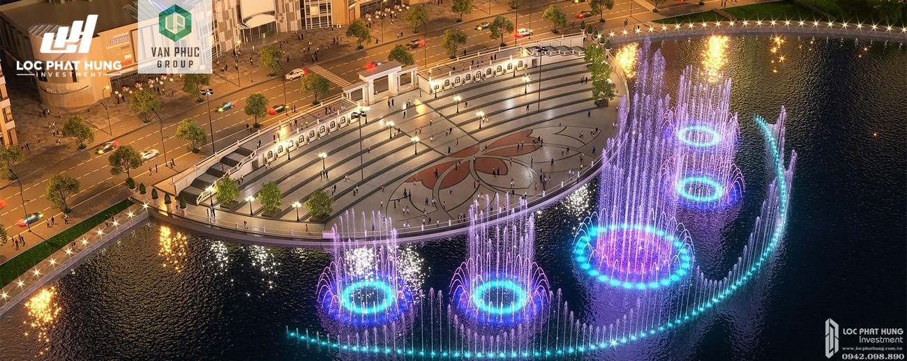 Khánh thành Quảng trường Diamond và khởi công Nhạc nước tại dự án Vạn Phúc City