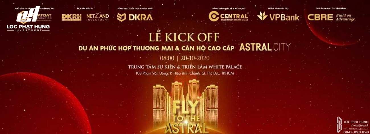 Lễ Kick off dự án Astral City Bình Dương sẽ diễn ra vào ngày 20/10/2020