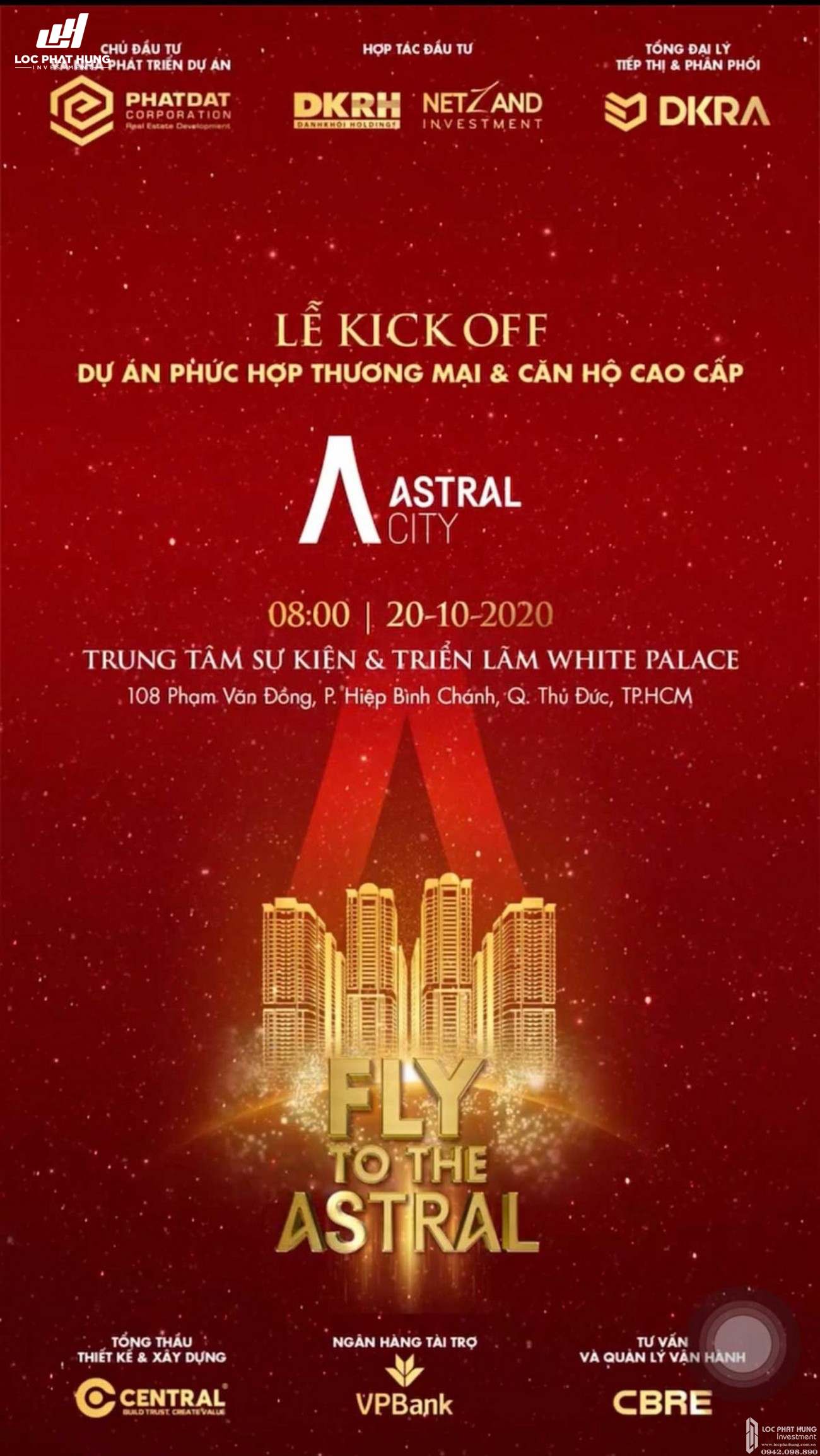 Lễ Kick off dự án Astral City Bình Dương sẽ diễn ra vào ngày 20/10/2020