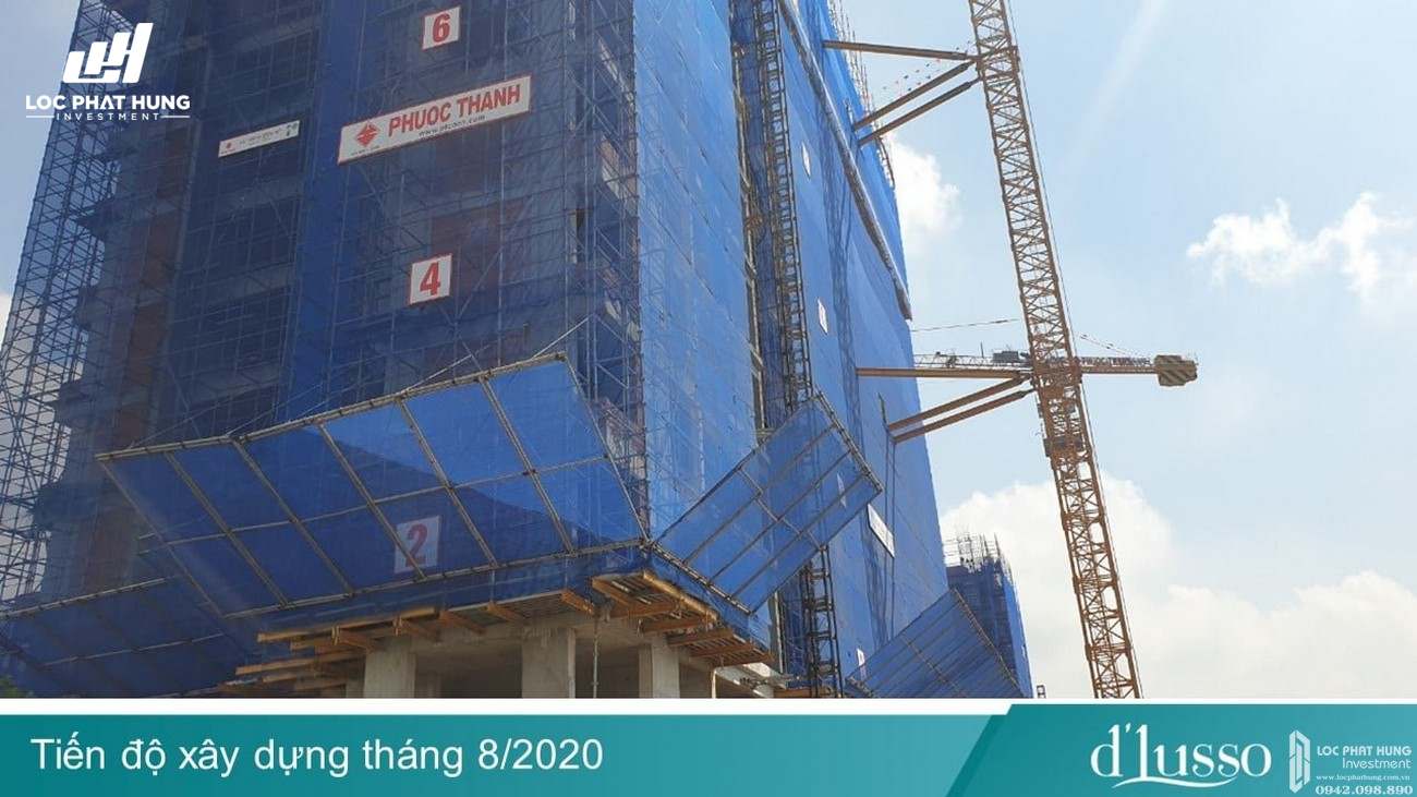 Tiến độ dự án căn hộ chung cư D'Lusso Quận 2 Đường Nguyễn Thị Định