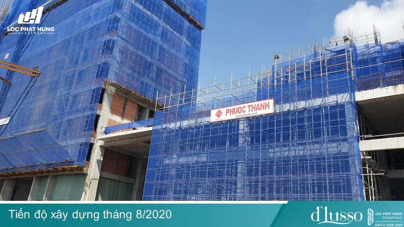 Tiến độ dự án căn hộ chung cư D'Lusso Quận 2 Đường Nguyễn Thị Định