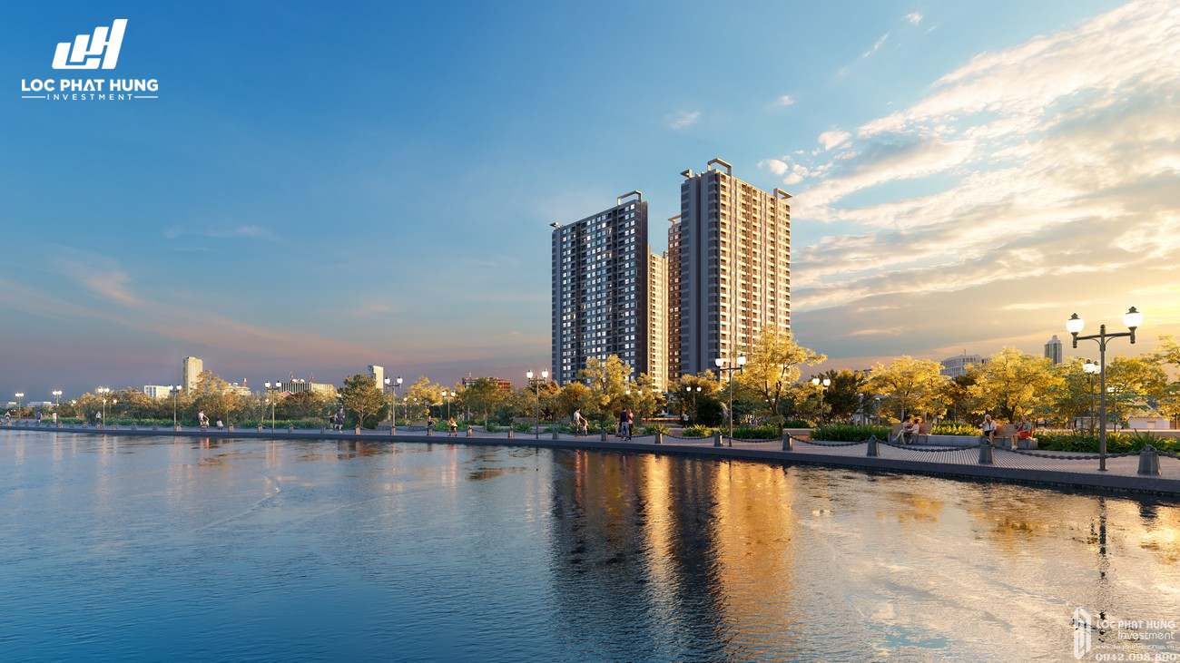 Phối cảnh tổng thể dự án căn hộ chung cư Rivana Thuận An Đường Quốc lộ 13 chủ đầu tư Đạt Phước
