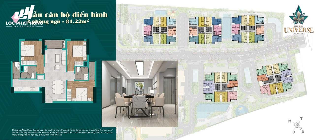 Thiết kế dự án căn hộ chung cư Biên Hoà Universe Complex Đường Xa lộ Hà Nội chủ đầu tư Hưng Thịnh