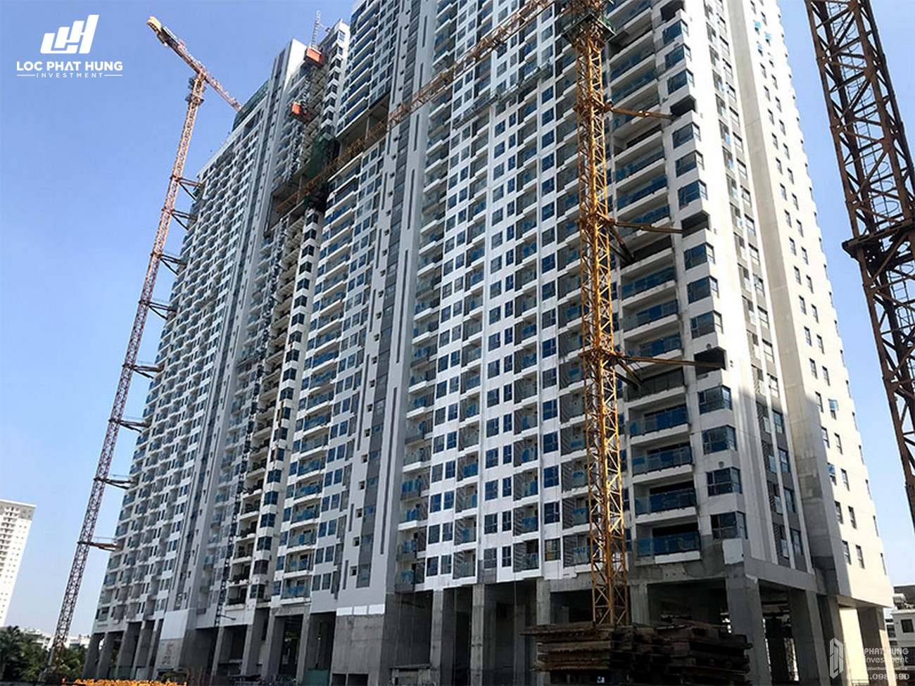 Tiến độ River Panorama dự án căn hộ chung cư Quận 7 Đường Hoàng Quốc Việt chủ đầu tư An Gia Investment