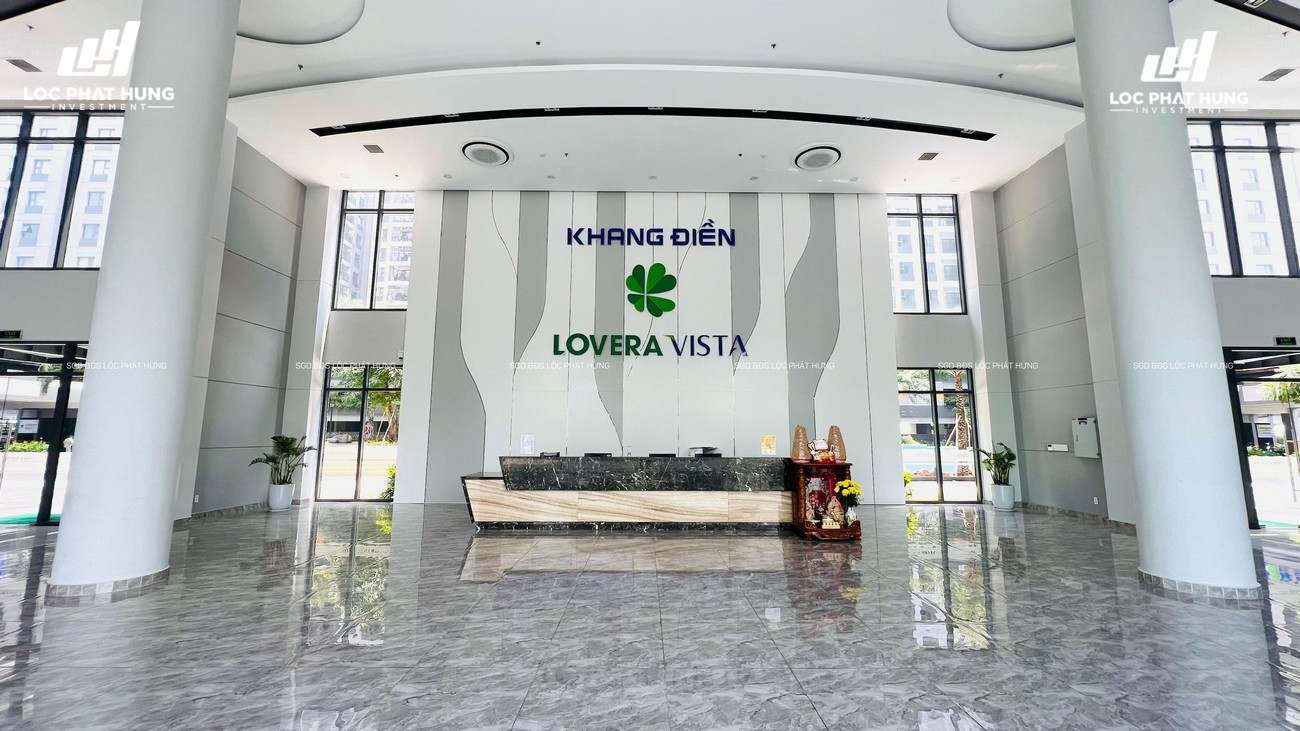 Sảnh đón dự án chung cư Lovera Vista Bình Chánh