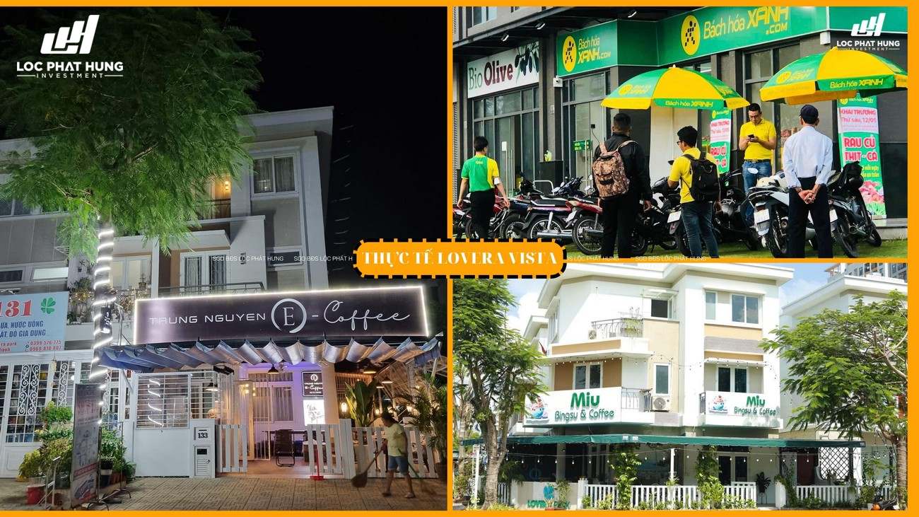 Nhiều quán Cafe 7 trà sửa trong khu dân cư Lovera Vista Bình Chánh