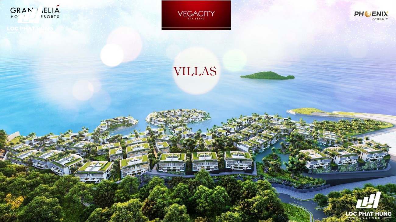 Phối cảnh tổng thể dự án Biệt thự, nhà phố Vega City Bãi Tiên Nha Trang chủ đầu tư KDI Holdings