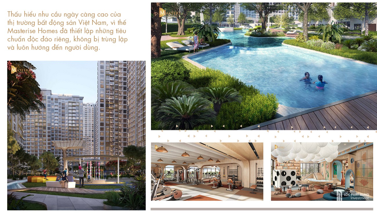 Tiện ích dự án căn hộ chung cư Masteri Centre Point  Quận 9 Đường Nguyễn Xiển chủ đầu tư Masterise Homes