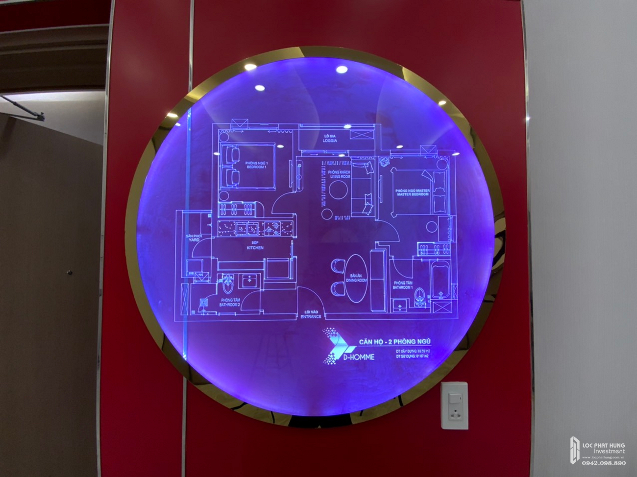 Nhà mẫu dự án căn hộ D Homme Quận 6 Đường Hồng Bàng chủ đầu tư DHA