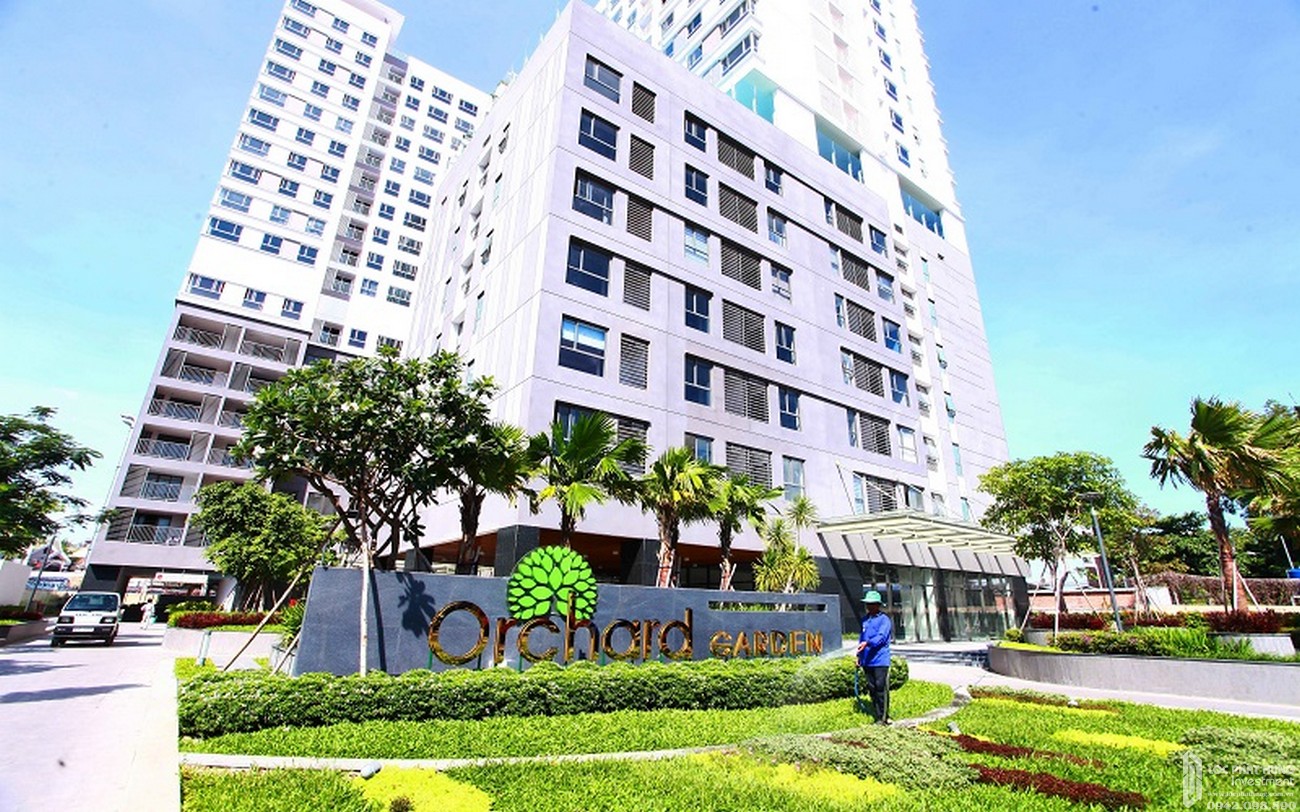 Phối cảnh tổng thể dự án căn hộ chung cư Orchard Garden Phú Nhuận  Đường 128 Hồng Hà chủ đầu tư Novaland