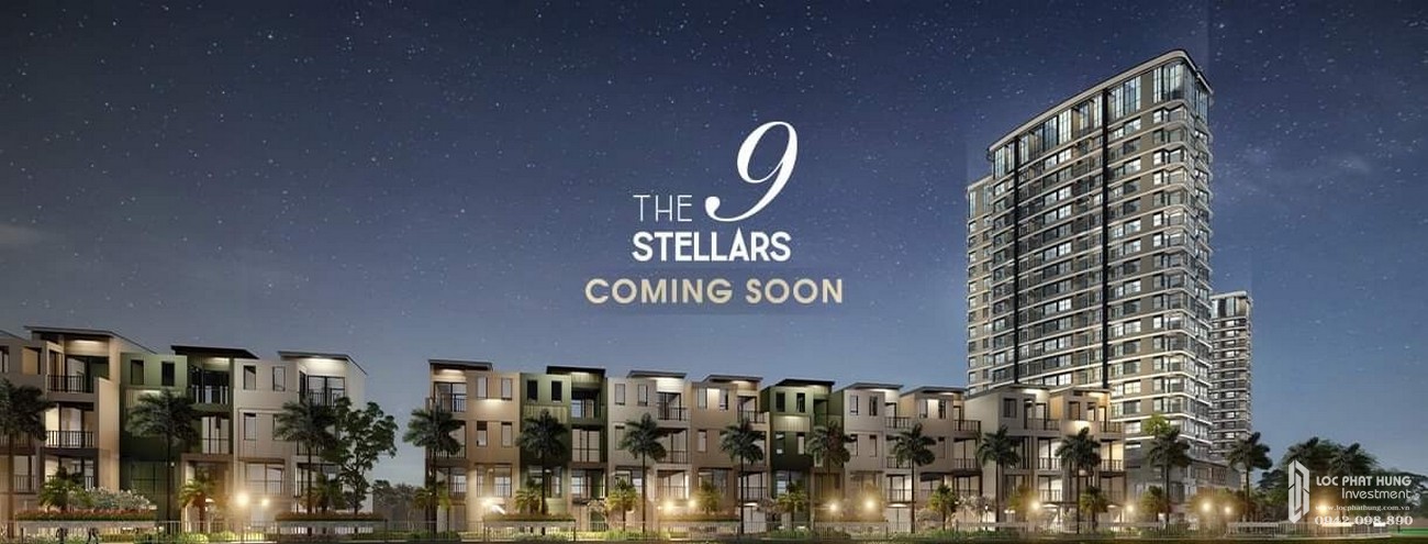 Phối cảnh tổng thể dự án căn hộ chung cư The 9 Stellars Quận 9 Đường Hoàng Hữu Nam chủ đầu tư Ngân Thạnh