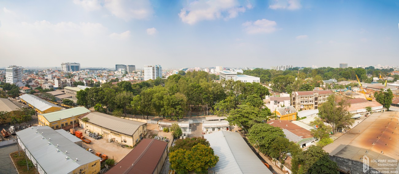 Phối cảnh tổng thể dự án căn hộ chung cư The Botanica Tân Bình  Đường 104 Phổ Quang chủ đầu tư Novaland