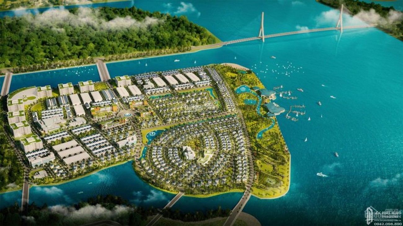 Phối cảnh tổng thể dự án nhà phố Palm Marina Quận 9 Đường 15A5 Long Trường chủ đầu tư Novaland