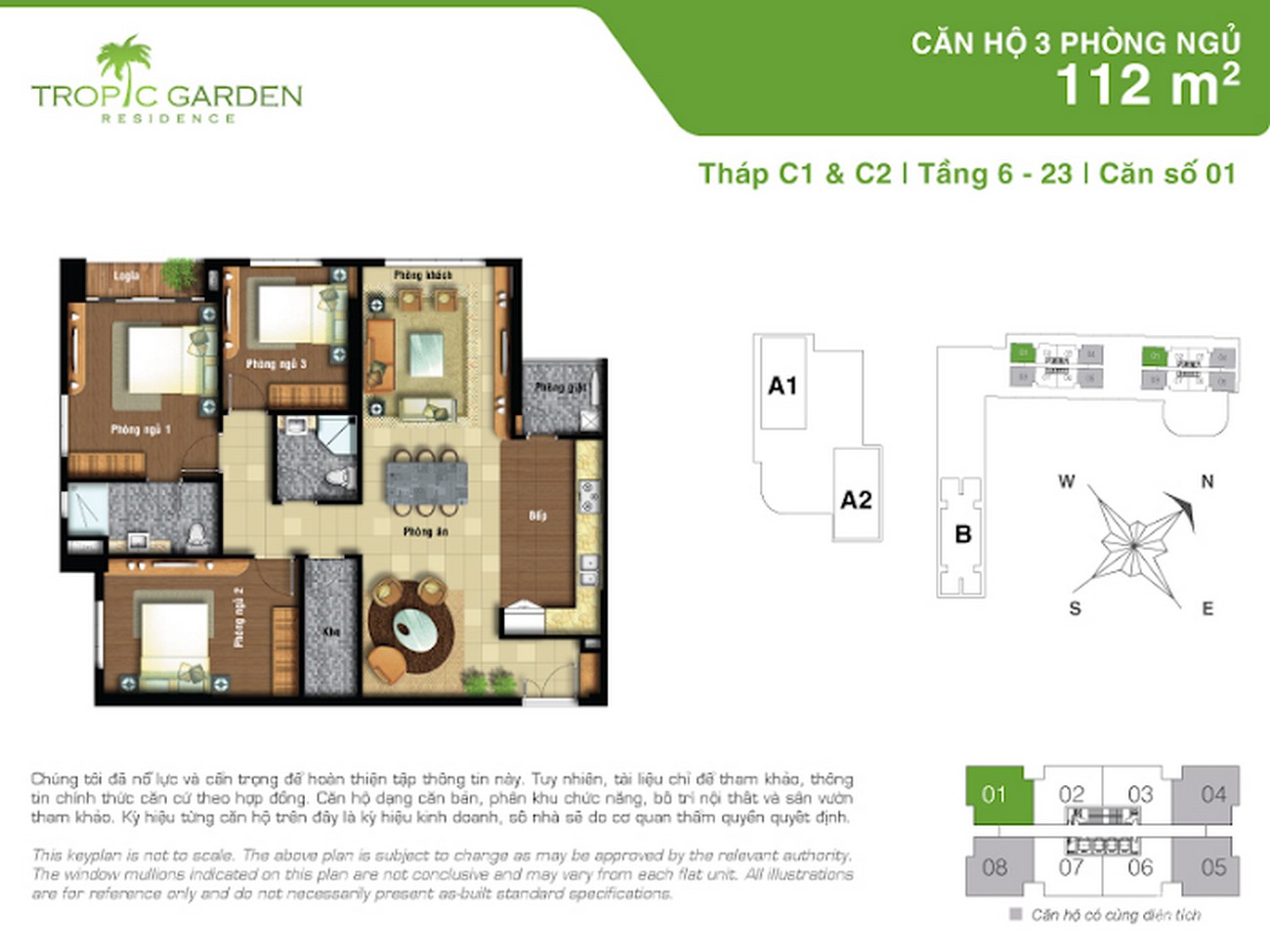 Thiết kế dự án căn hộ chung cư Tropic Garden Quận 2 Đường 66 chủ đầu tư Novaland