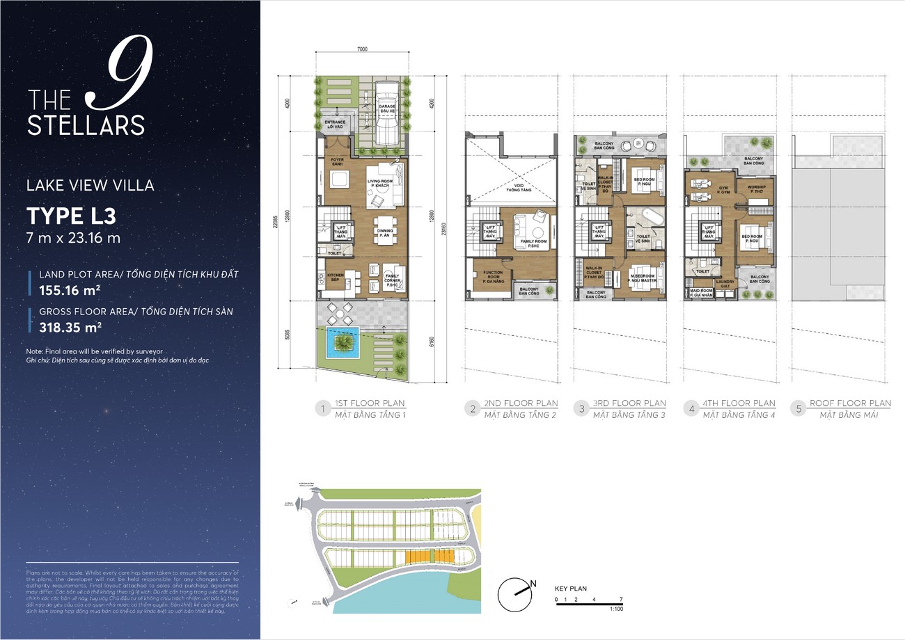 Thiết kế dự án căn hộ chung cư The 9 Stellars Quận 9 chủ đầu tư Ngân Thạnh
