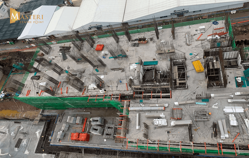 Tiến độ xây dựng Masteri Centre Point tháng 10/2021