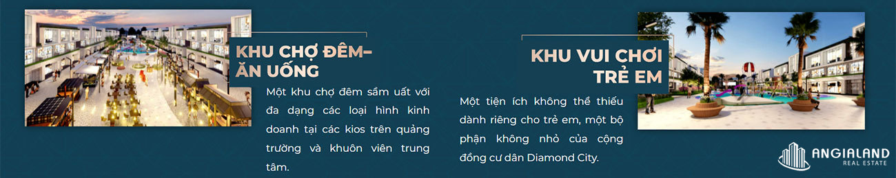 Tiện ích dự án Diamond City Lộc Ninh
