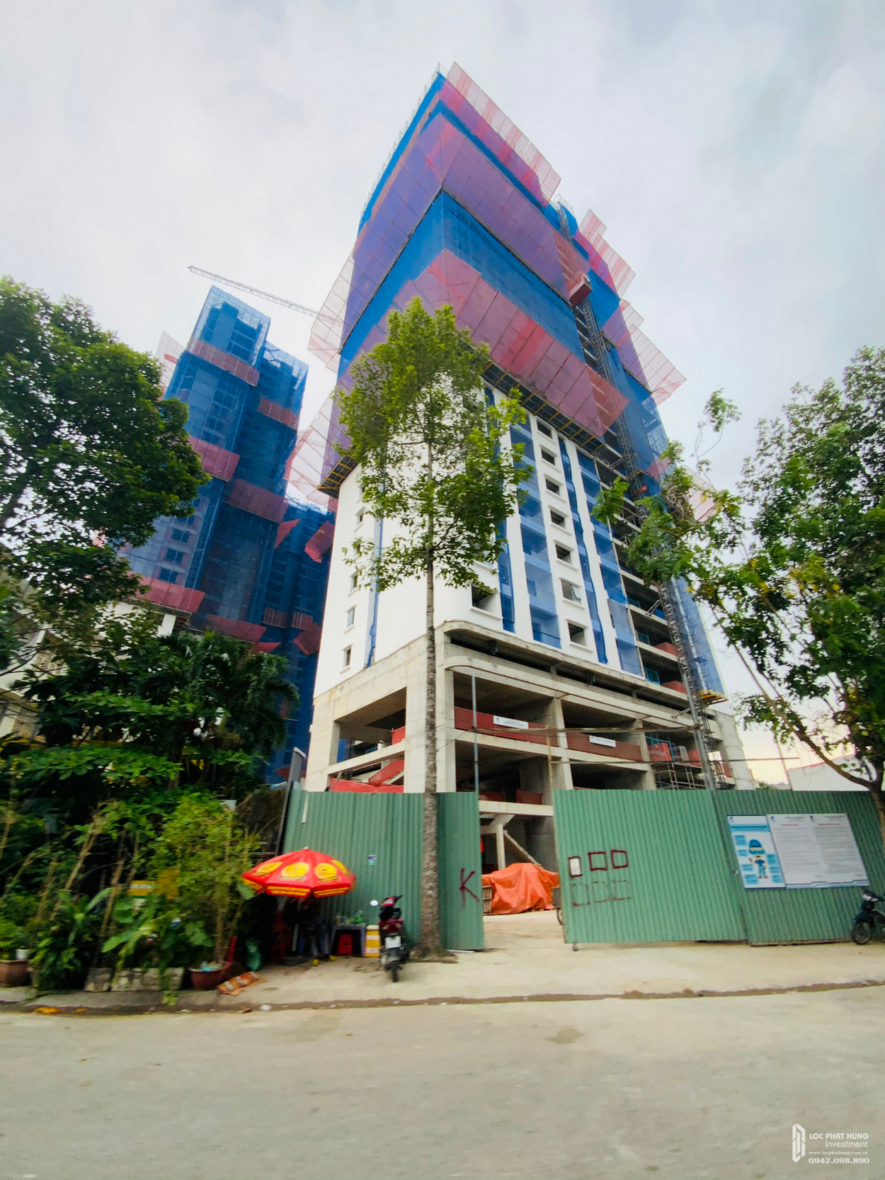 Tiến độ dự án căn hộ chung cư C Skyview Bình Dương Đường Trần Phú chủ đầu tư Quốc Cường Chánh Nghĩa