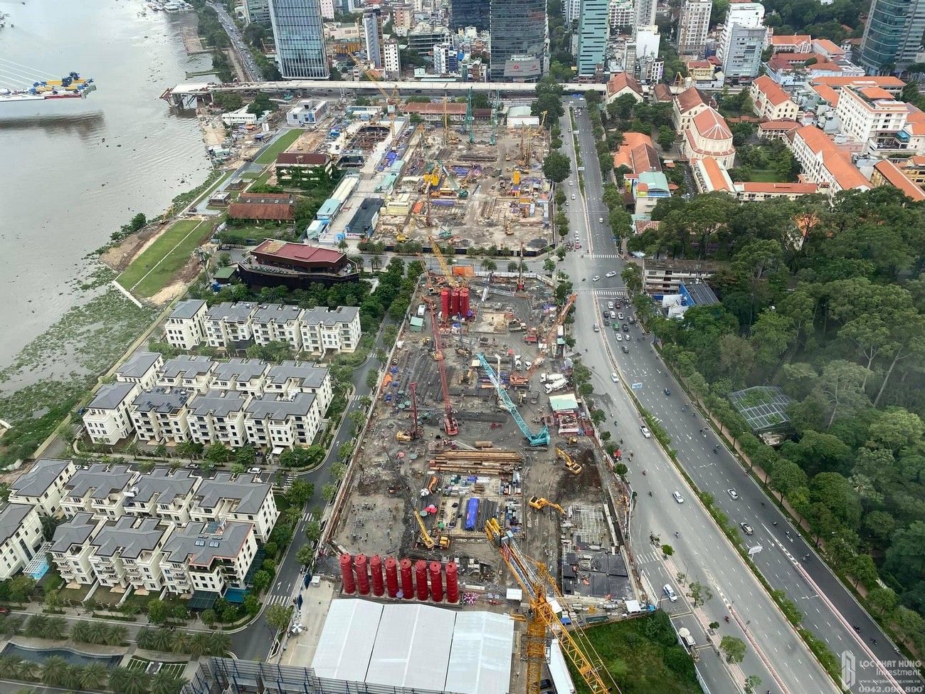 Tiến độ dự án căn hộ chung cư Grand Marina Saigon Quận 1 Đường Nguyễn Hữu Cảnh chủ đầu tư Masterise Homes