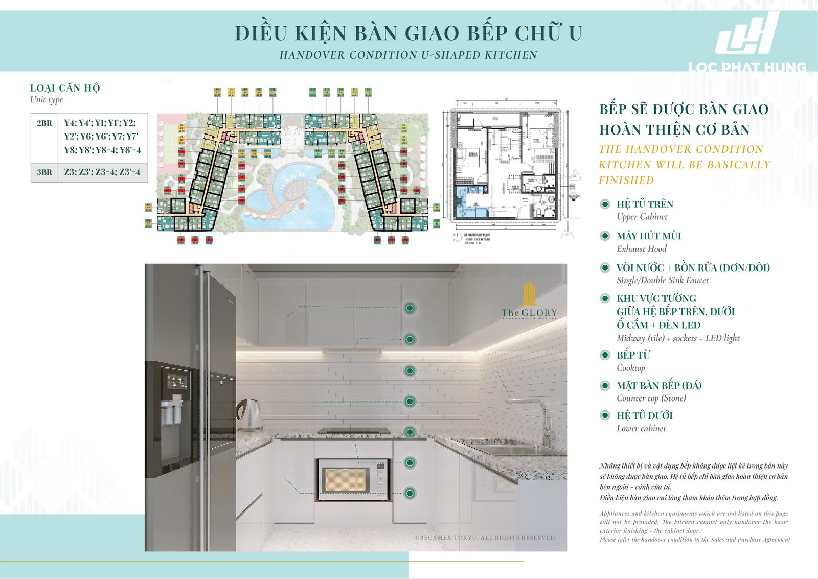 Danh mục bàn giao căn hộ Midori The Glory Thủ Dầu Một