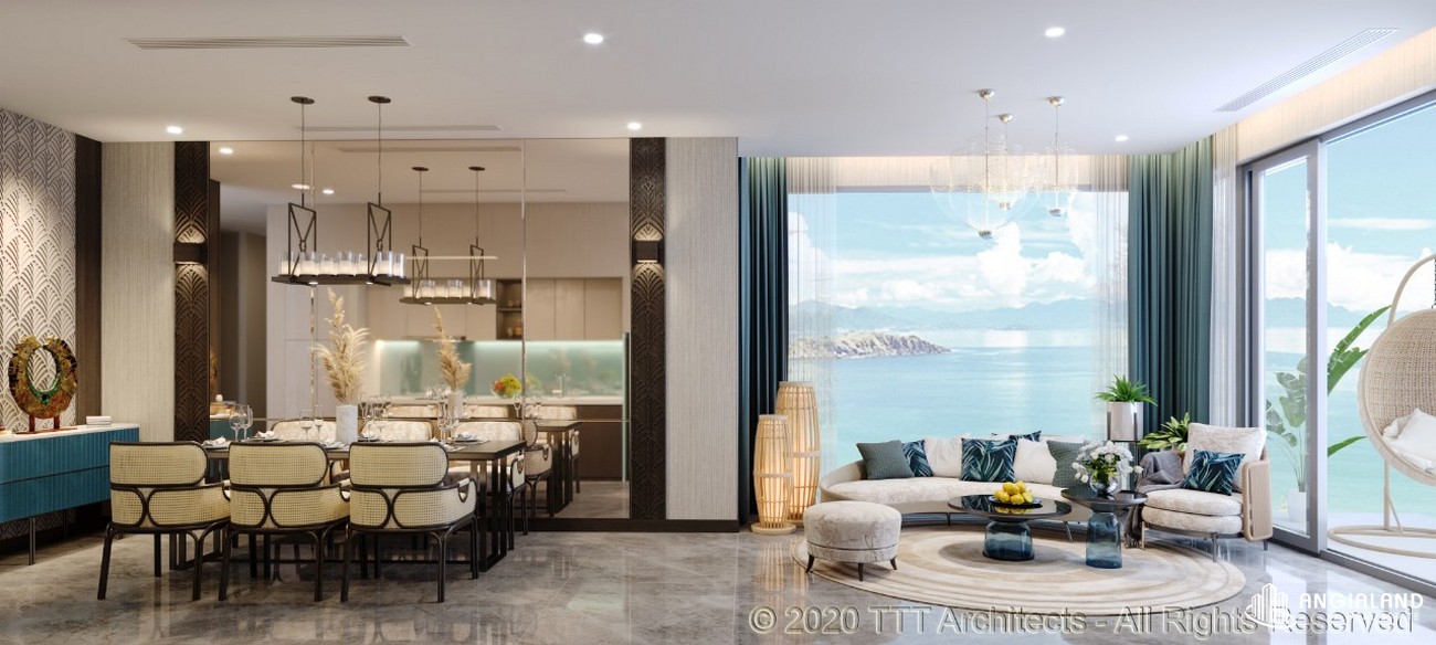 Nhà mẫu dự án căn hộ nghỉ dưỡng chung cư Grand Mercure Phan Thiết