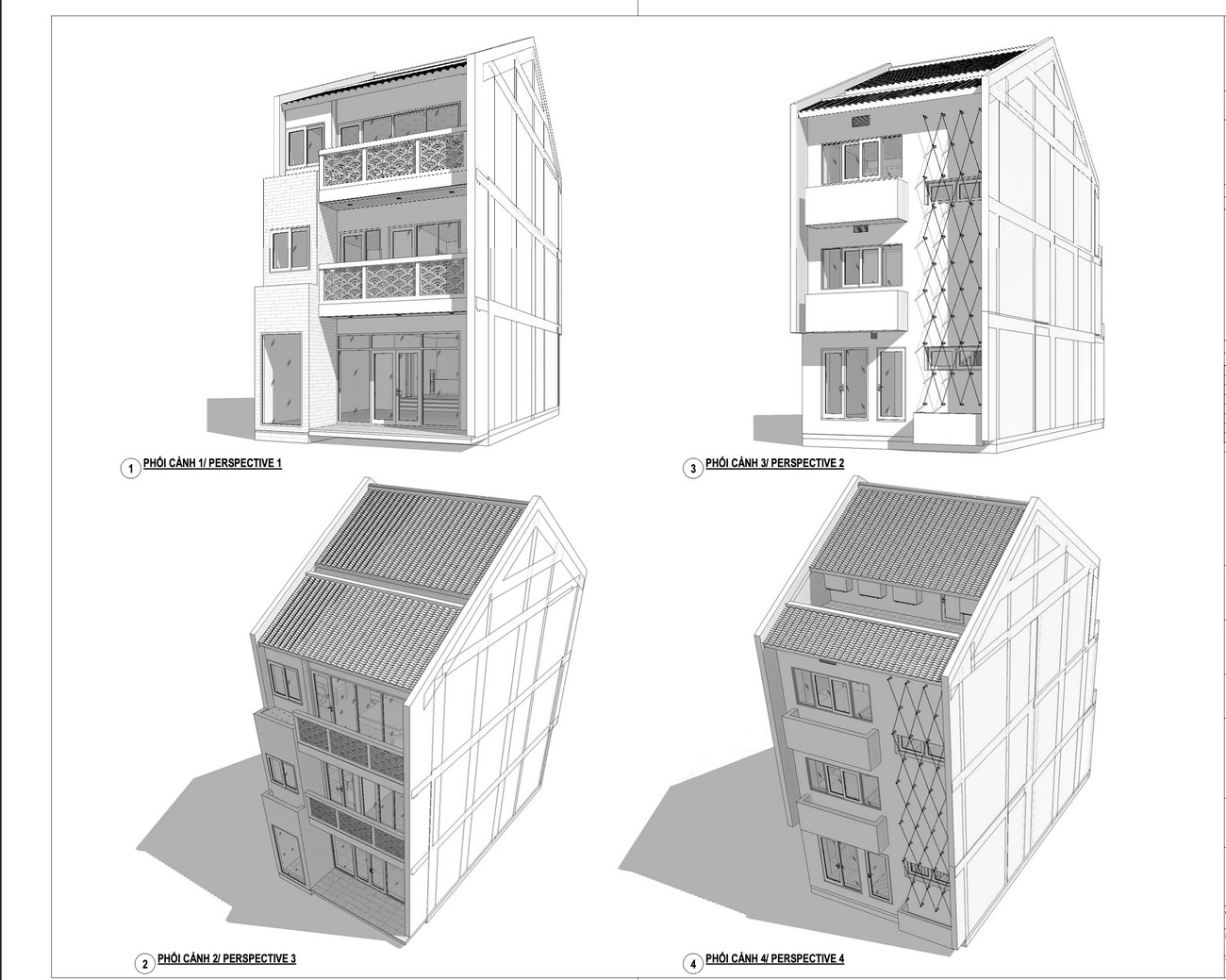 Thiết kế Shophouse 6.7x14m loại 1 dự án căn hộ nghĩ dưỡng Hội An D'or Hội An Đường Cẩm Nam chủ đầu tư Bamboo Capital