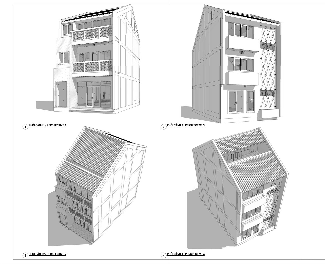 Thiết kế Shophouse 6.7x14m loại 3 dự án căn hộ nghĩ dưỡng Hội An D'or Hội An Đường Cẩm Nam chủ đầu tư Bamboo Capital